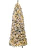 COSTWAY Künstlicher Weihnachtsbaum mit Beleuchtung in Grün
