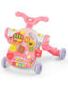 Kikkaboo Lauflernwagen 4 in 1 Sweet in rosa