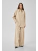 My Essential Wardrobe Langarm - Hemd VittaMW Casual fit in Brown Rice W. Stripe