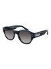Trussardi Männer Sonnenbrille Rund Schwarz