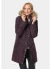 GOLDNER Longjacke mit Kapuze in bordeaux