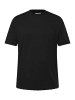 Men Plus Kurzarm T-Shirt in schwarz
