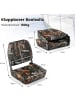 COSTWAY Bootssitz 2er Set Camo in Schwarz