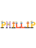 Playshoes Deko-Buchstaben "PHILLIP" in bunt