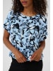 Kaffe Bluse ärmellos KAamber Loose fit in Blue Graphic Flower