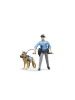 bruder Spielzeugauto 62150 Figurenset Polizist mit Hund