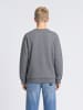 Petrol Industries Meliertes Sweatshirt mit Rundhals Forgerun in Schwarz