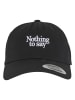 Mister Tee Mister Tee Nothing To Say Wooly Combed Cap in black