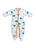 Schlummersack Bio Baby-Schlafanzug langarm 2er Pack in Hellblau