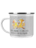 Mr. & Mrs. Panda Emaille Tasse 35. Hochzeitstag Leinwandhochzeit... in Heather Grey