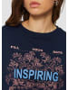 QS T-Shirt in 58D0_tiefblau