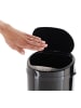 Echtwerk Edelstahl Abfalleimer mit Sensor 30 l in Schwarz