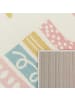 KADIMA DESIGN Kinderteppich Regenbogen Kinderzimmer in Creme