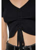 nascita Damen Crop-Top in SCHWARZ