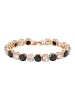 gaya Women Bracelet in Rose Gold Black