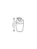 Tescoma Spülmittelspender CLEAN KIT 400 ml in grau