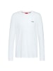 Hugo Boss Rundhals Langarmshirt für Herren in uni