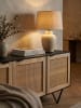 KADIMA DESIGN Sideboard 175x75x45cm Mango Massivholz/Rattan Kommode mit 3 Türen