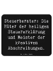 Mr. & Mrs. Panda Mauspad Spruch Steuerberater Helden mit Spruch in Schwarz