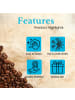 Intirilife Doppelwandiges Thermo Glas 200ml Teeglas Kaffeeglas Isoliert in 1x Transparent