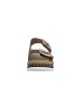 rieker Ledersandalen mit Keilabsatz „Montreux“ Braun