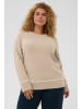 KAFFE curve Strickpullover KCjina Regular fit in Feather Gray Melange