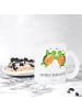 Mr. & Mrs. Panda Teeglas Schildkröten Paar mit Spruch in Transparent