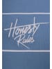 HONESTY RULES Shirt " Rugby " in aegean-blue