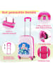 COSTWAY 2 tlg. Trolley mit Rucksack in Bunt