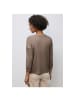 Street One Langarmshirt in silk brown