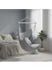 SONGMICS Hängesessel Sognia in Grau - (B)128 x (H)140 x (T)150 cm