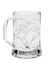 Mr. & Mrs. Panda Bierkrug Mit Gravur Otter Herz ohne Spruch in Transparent