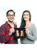 Mr. & Mrs. Panda Maus-Pad Igel Liebe ohne Spruch in Schwarz