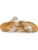 Palado Pantoletten Cres Metallic in Beige