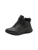 Tamaris Hohe Sneaker aus Leder – Comfort Schwarz