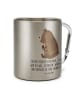 Mr. & Mrs. Panda Kaffeetasse Bär Marienkäfer mit Spruch in Silber