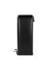 5five Simply Smart Müllbehälter mit Pedal ARIANE, 20 l in Schwarze Matte, 29,5 x 53,3 x 30 cm