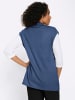 Sieh an! Strickweste in jeansblau