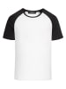 Amaci&Sons T-Shirt KENNER in Weiß/Schwarz