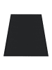 KADIMA DESIGN Hochflor Teppich waschmaschinenwaschbar Unifarben  Schlafzimmer in Schwarz