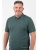Men Plus Poloshirt in grau grün