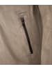 JILANI Lederjacke Lammnappa in Taupe