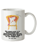 Mr. & Mrs. Panda XL Tasse Einhorn König mit Spruch in Weiß