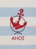 SCHIETWETTER Tischset "Ahoi", Platzset, Anker, aus Stoff, Untersetzer, in hellblau
