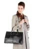 Cluty Handtasche echt Leder in schwarz