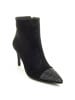 Montevita Boots ette mit Absatz, Punternt in Schwarz