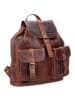 Greenland Nature Montana City Rucksack Leder 34 cm in braun