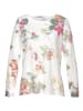 Aniston CASUAL Langarmshirt in wollweiß-gelb-pink-grün