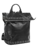Samantha Look Rucksack echt Leder in schwarz