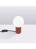 Nice Lamps Tischlampe ORBITAL 1 red H 19 cm